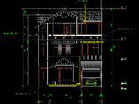 Full [CAD] kiến trúc biệt thự 3 tầng 10.7x14.5m